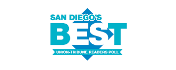San Diego Auto Injury Center award badge