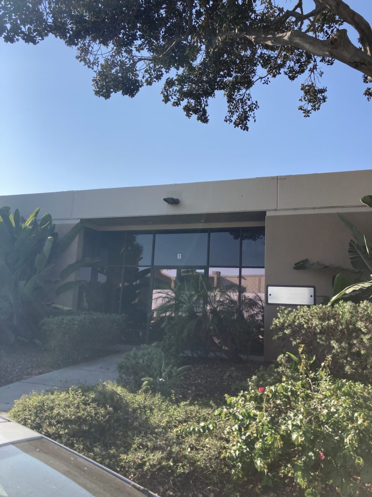 Vista slip and fall chiropractor clinic front view