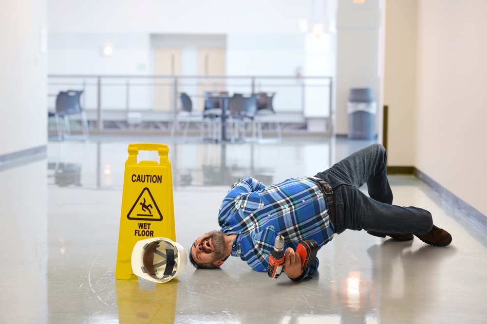 Slip and fall accident inside National City store